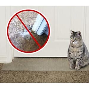 KittySmart Carpet Scratch Stopper- Stop Cats from Scratching Carpets at Doorways